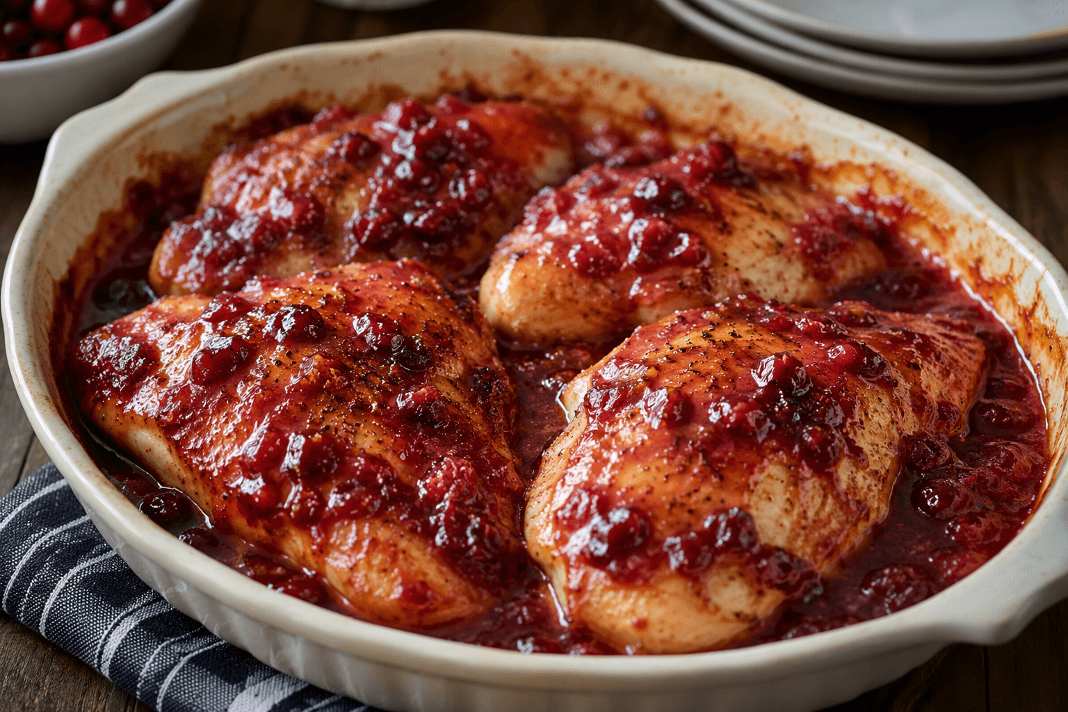 Mom’s “Everyday” Cranberry Chicken