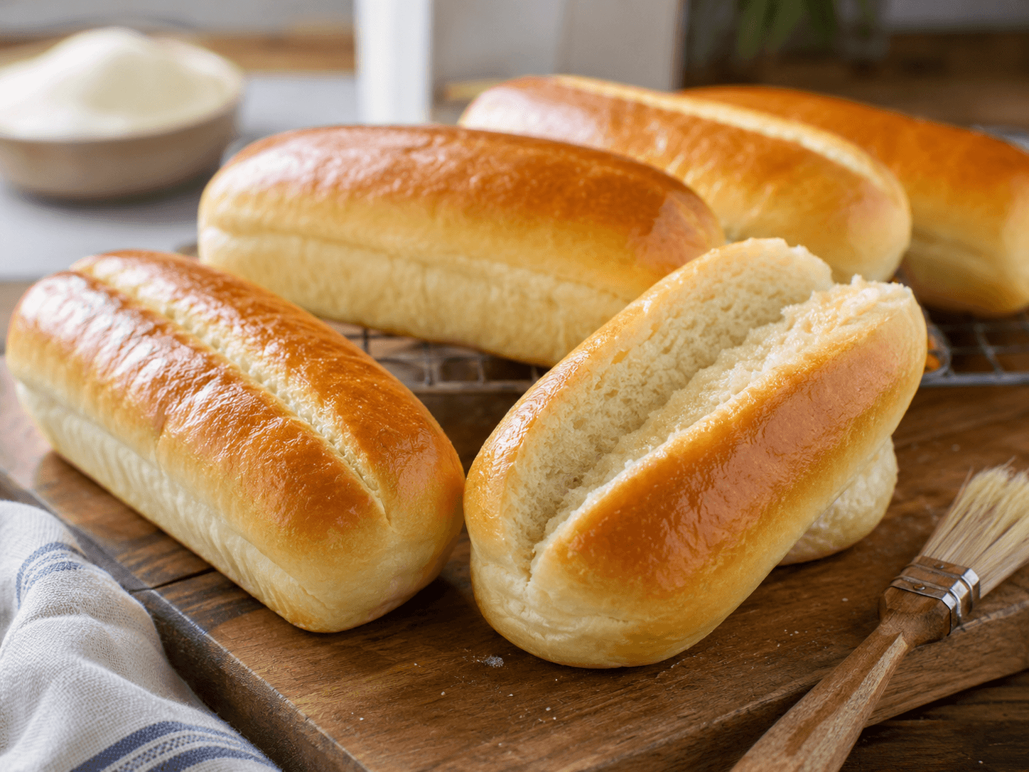 New England-Style Hot Dog Buns