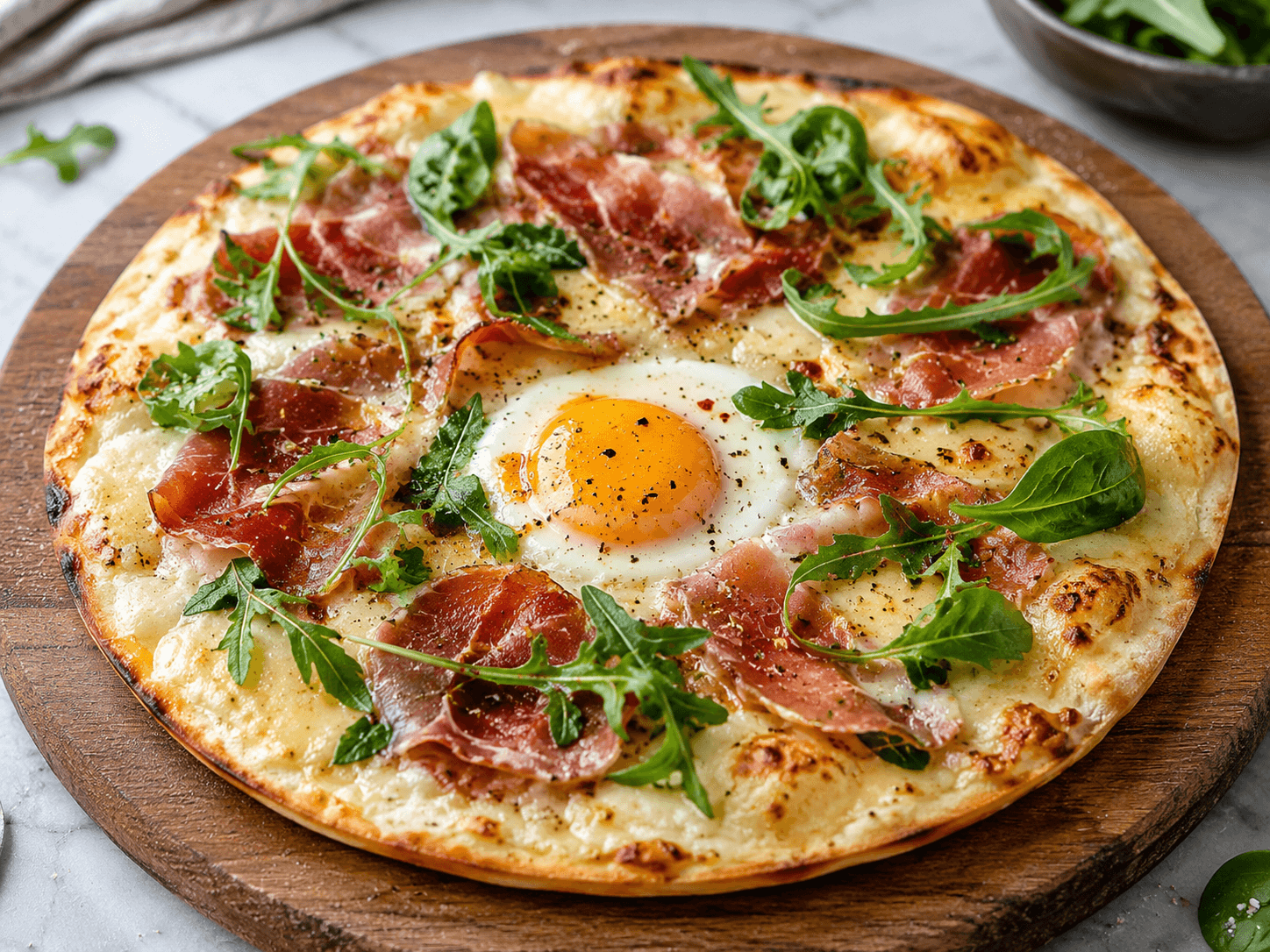Croque Madame Pizza