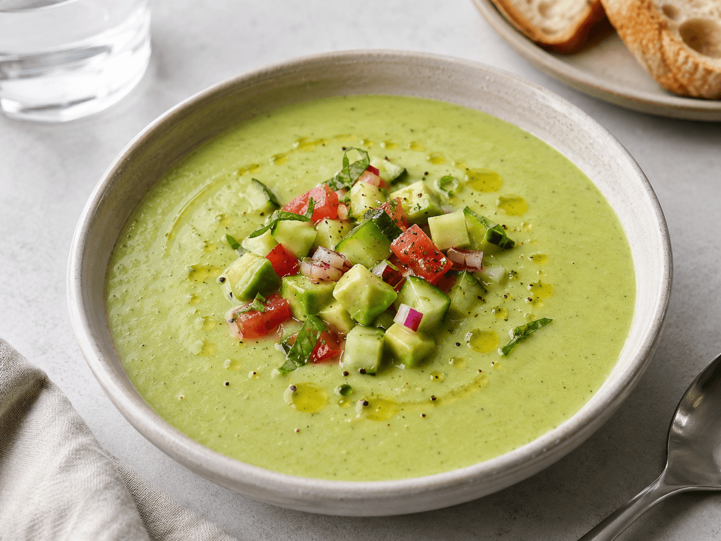 Avocado & Cucumber Soup