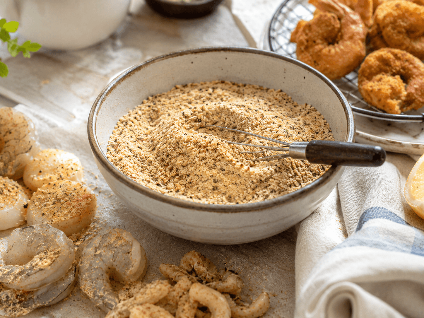 New England–Puerto Rican Seafood Fry Dredge
