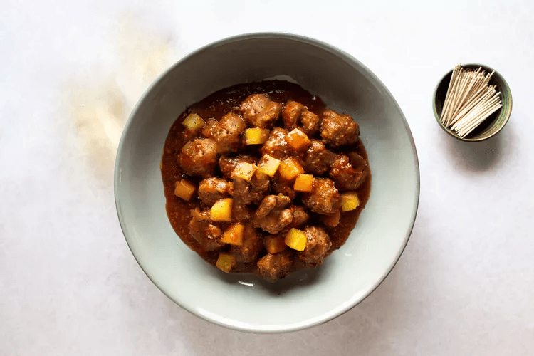 Grandma's Famous Mini Cocktail Meatballs