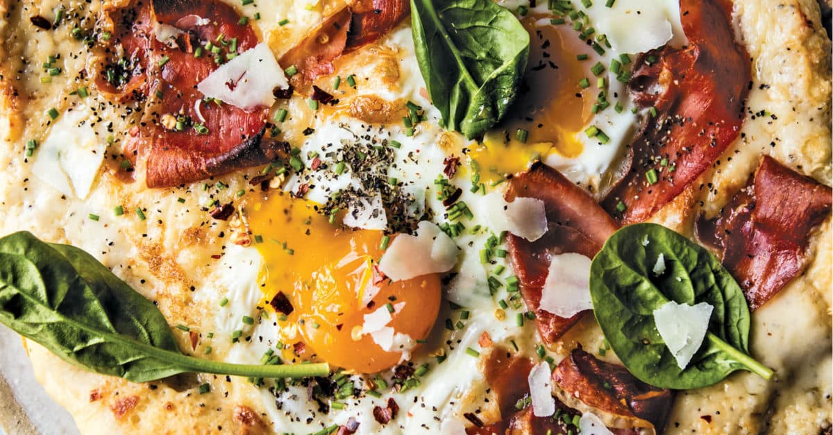 Croque Madame Pizza