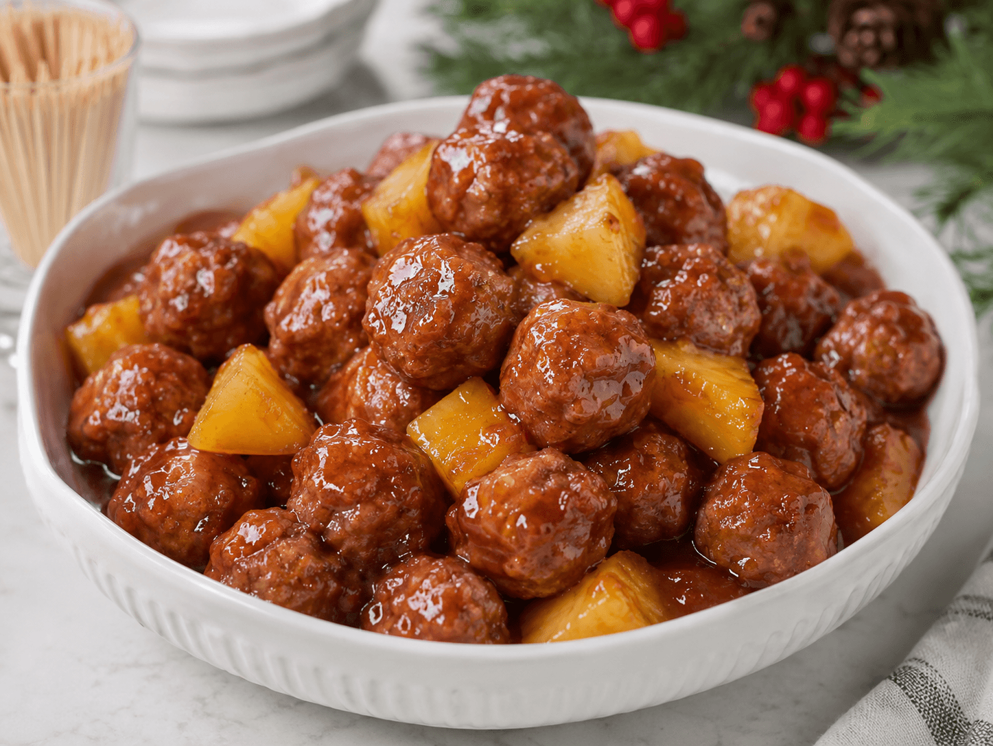 Grandma’s Famous Mini Cocktail Meatballs